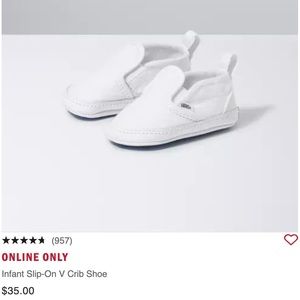Vans Slip On V Crib Shoe